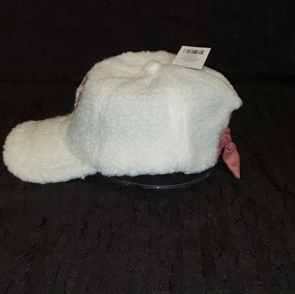 Adjustable Girls Faux Wool Fuzzy Baseball Cap Hat - Picture 6 of 13
